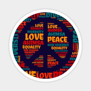 Love and Peace Magnet